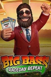 Affiche du jeu de machine à sous Big Bass Raceday Repeat