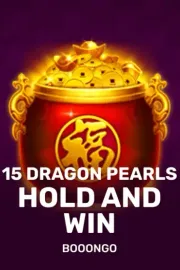 Affiche du jeu de machine à sous 15 Dragon Pearls Hold and Win